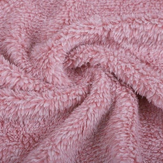 100% Polyester Double Side Cationic Fleece Fabric